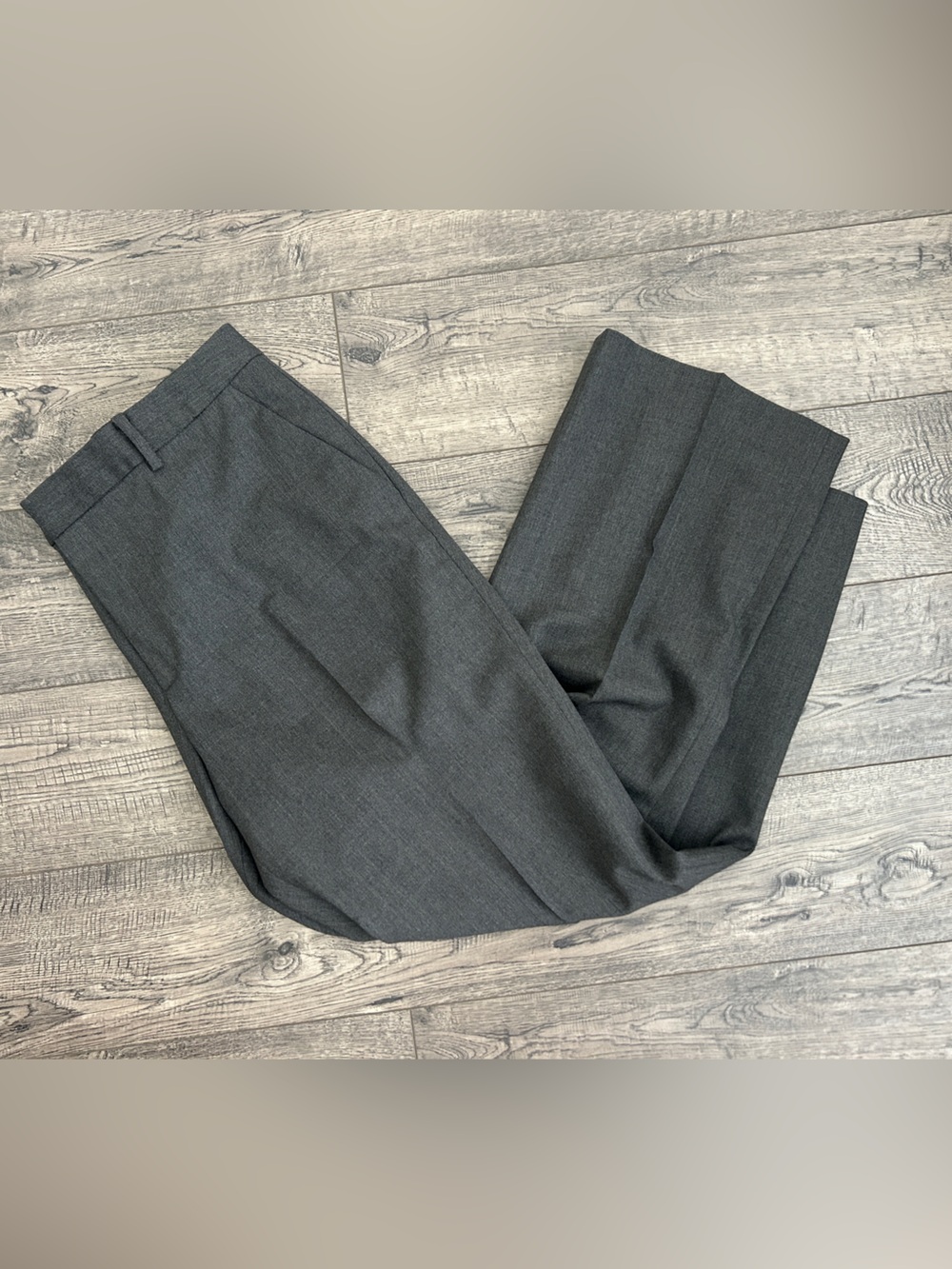 Lauren Ralph Lauren Charcoal Gray Dress Pants - Academia - Size 12 - EUC - Wide